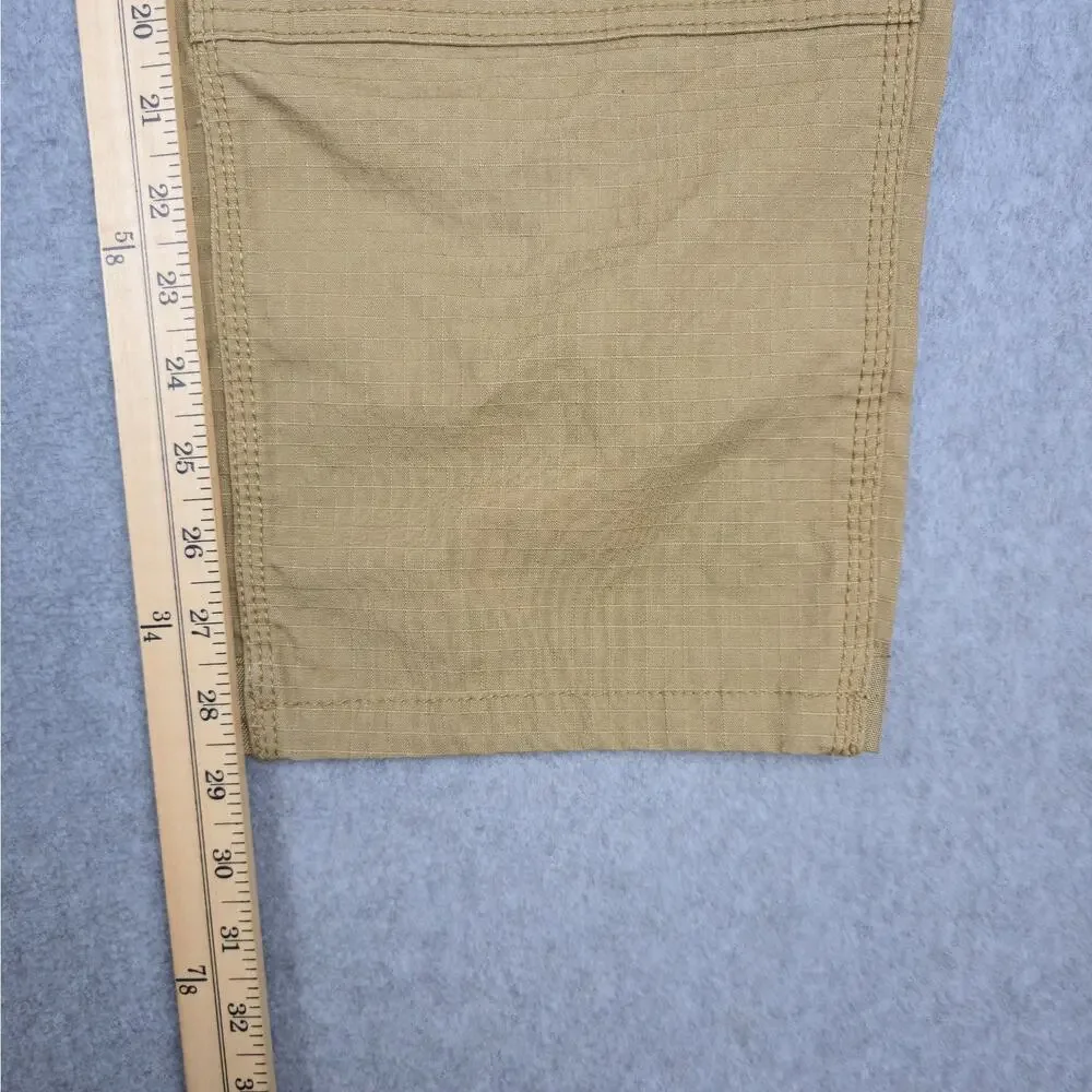 Ridgecut Toughwear 34x30 Beige Ripstop Work Pants Reinforced Double Knee - Picture 11 of 14